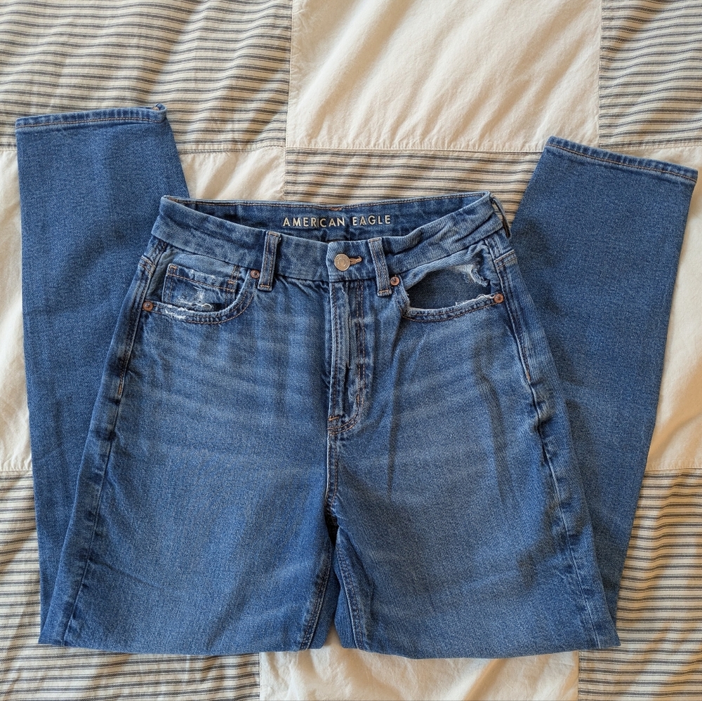 American Eagle Outfitters Curvy Mom Jeans Size 6 Regular